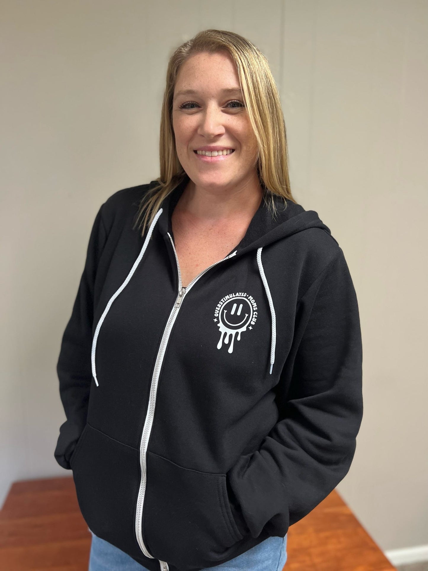Overstimulated Mom Zip Up