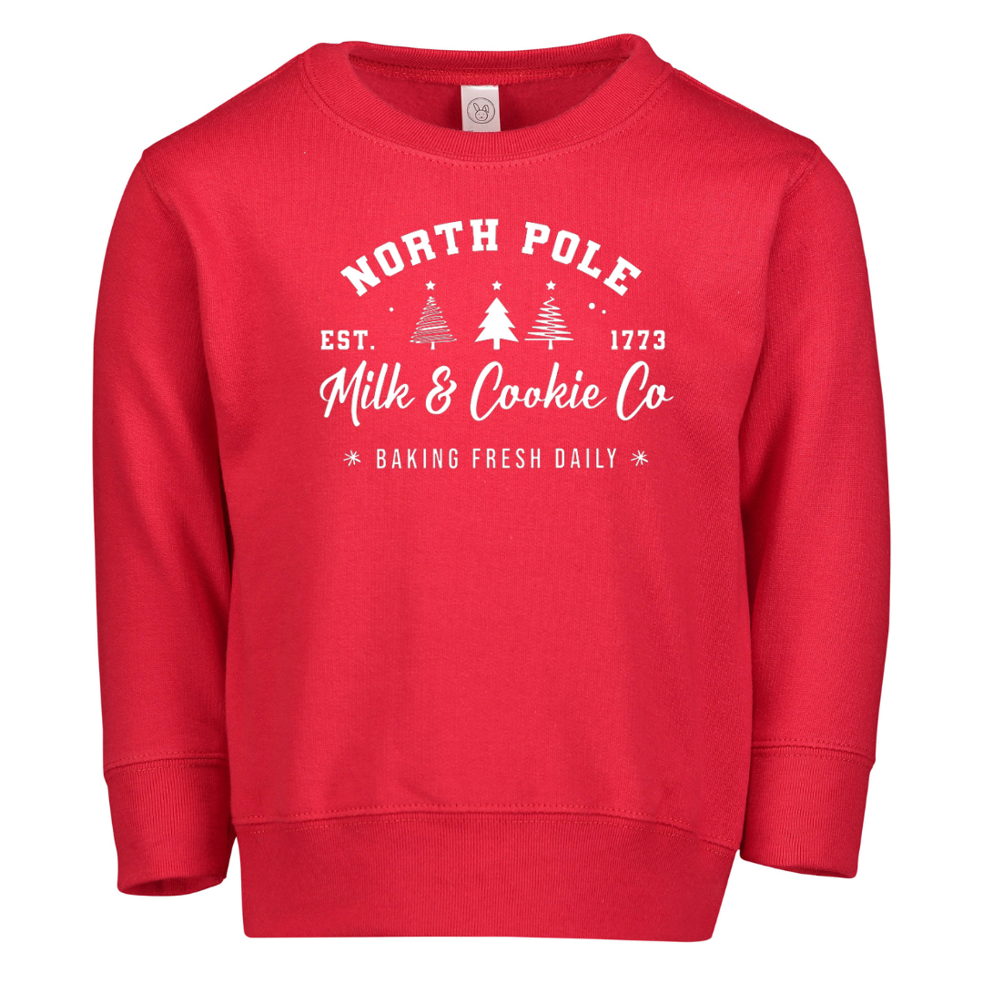 Toddler Milk & Cookies Crewneck