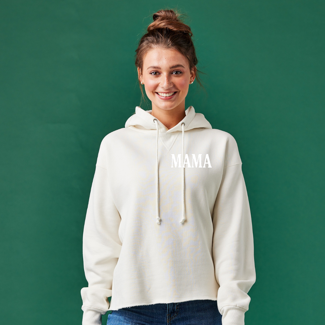 Mama Boxy Pullover Hood