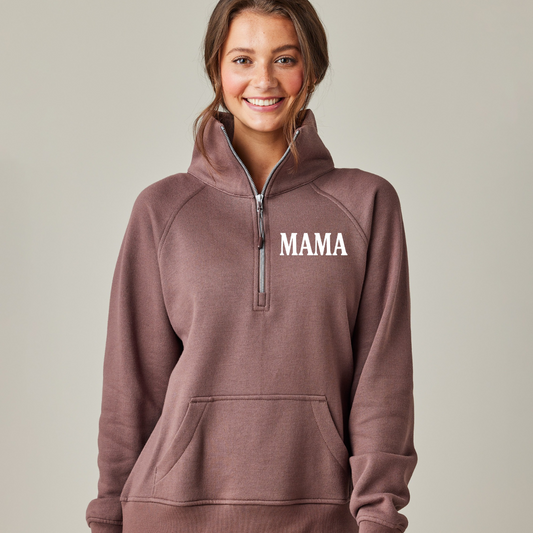 Mama Boxy 1/2 Zip Fleece