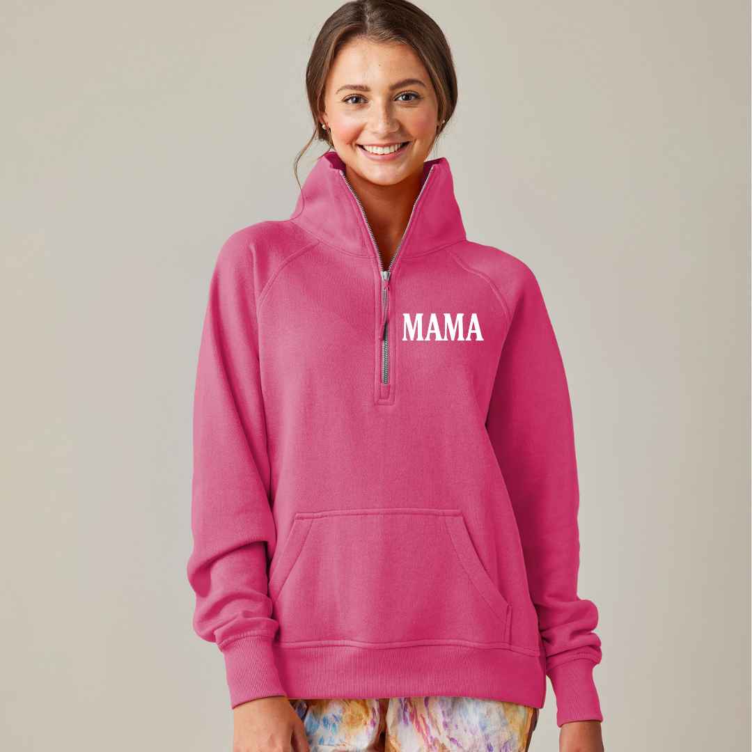 Mama Boxy 1/2 Zip Fleece