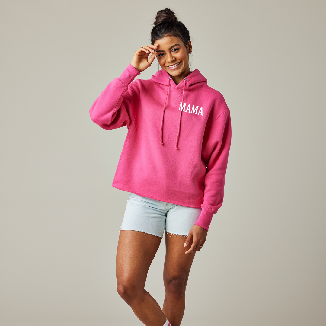 Mama Boxy Pullover Hood