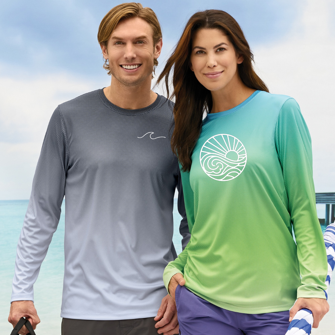 Two-Toned Adult UPF Long Sleeve